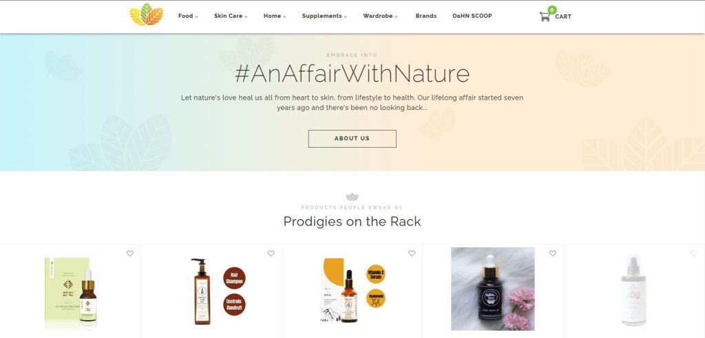 jThe role of logo design in UX and UI - Example of Well Placed Microsite Integration Logo on the Website (Onahealthynote) - LogoWhistle